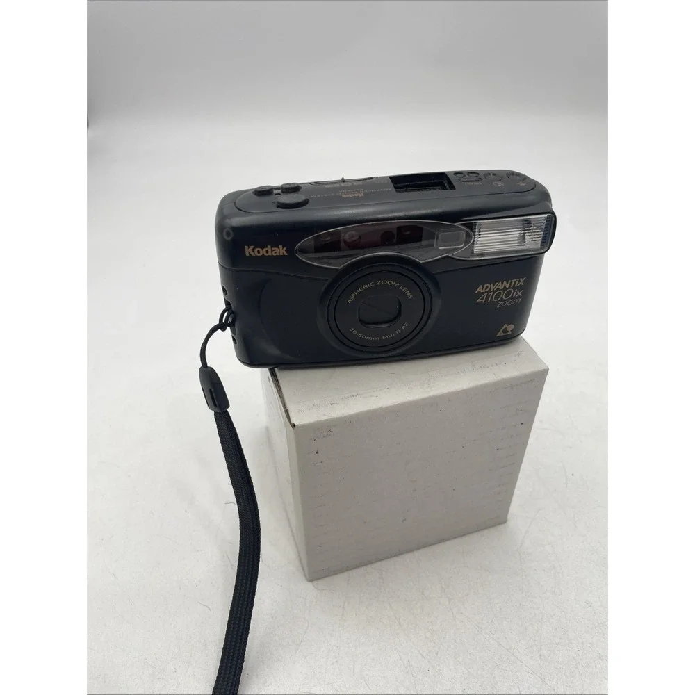 Kodak Advantix 4100ix Zoom APS Film Camera w/ Case & Manual - Tested - Vtg 90s